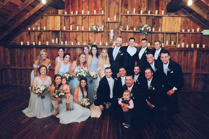 Our entire wedding party