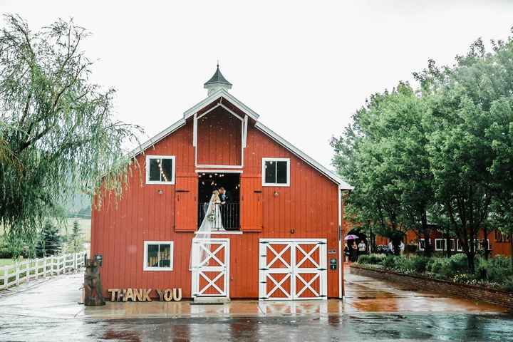 A picture after the ceremony with my husband.