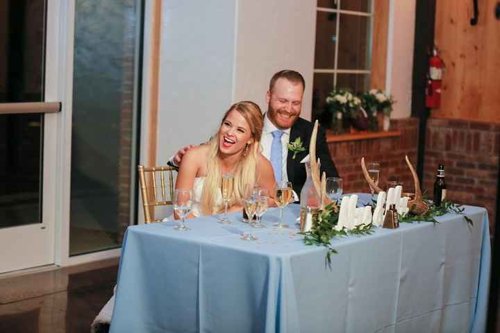 Sweetheart table.