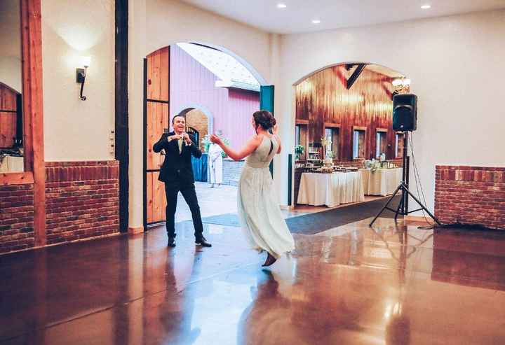 My brother & one of my best friends. They walked in then did the "reel the fish in" bit.