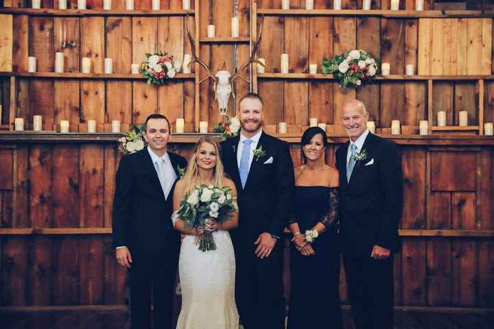 My brother, me, my husband, my mom, and my stepdad!