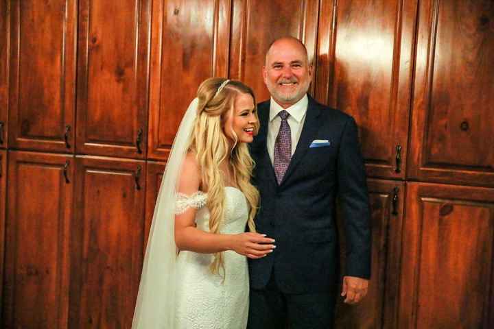 I think here I said "okay, that's enough of that" to stop further tears and that's why I'm laughing!