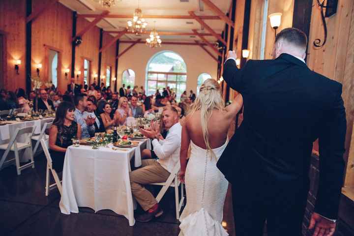 we had 3 long farmhouse tables