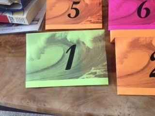 Beach Themed Table Numbers