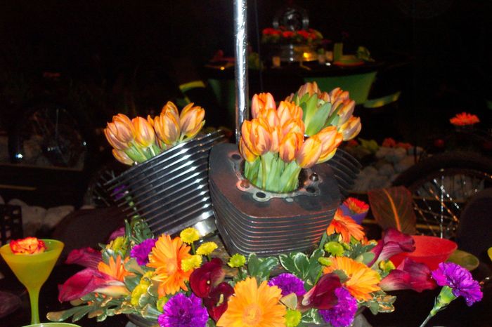 Motorcycle Theme Centerpieces?? 16
