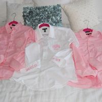 what are you wearing while getting ready?