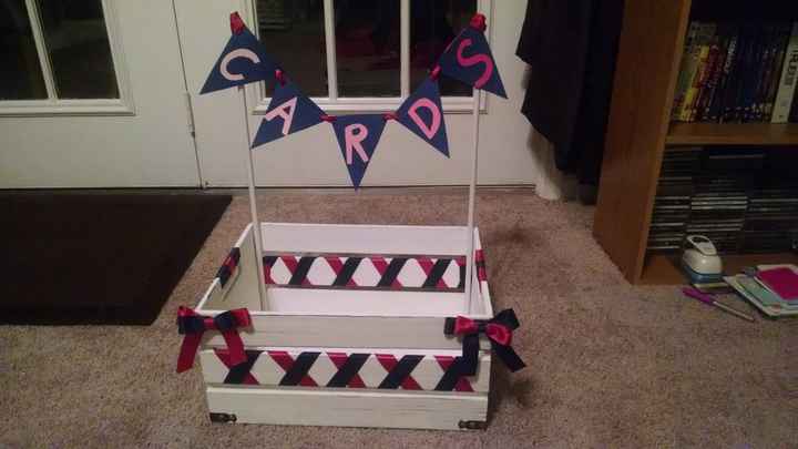 Finished my card box!