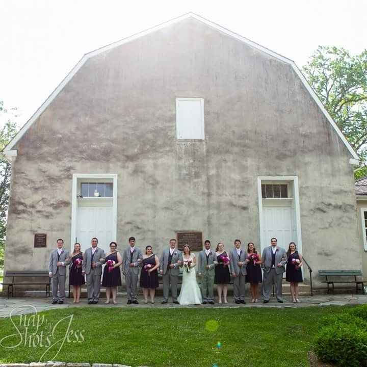 Bridesmaids - same length or different length dresses?