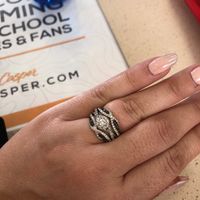 i got my wedding band! Show me your beautiful rings! - 1