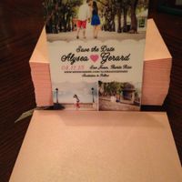 I went dress shopping and my Save the Dates came in!!! (PICS included)