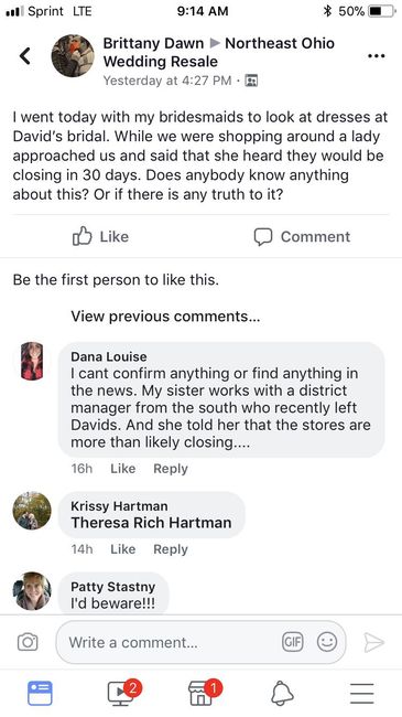 Davids bridal closing 3