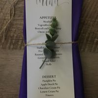 Menu Cards