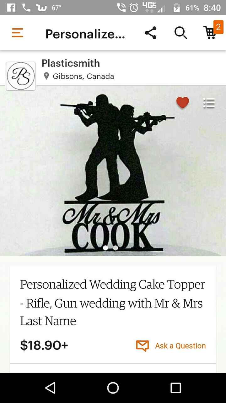 Cake toppers
