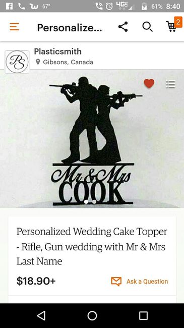 Cake toppers