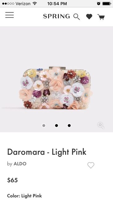 Show me your wedding purse