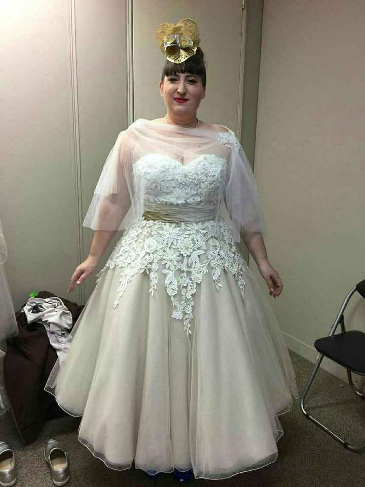 Picking my dress up