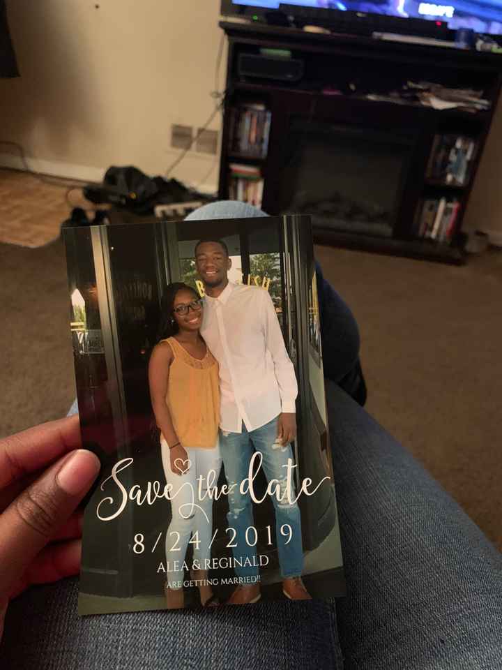 Actual 4x6 pictures as save the dates?? - 1