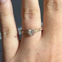 Small diamond ladiessssss.....Let me see those small diamond halo's (half carat and lower)