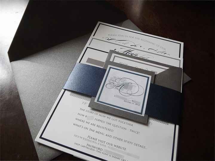 what do you girls think of my DIY invitations...what about yours?