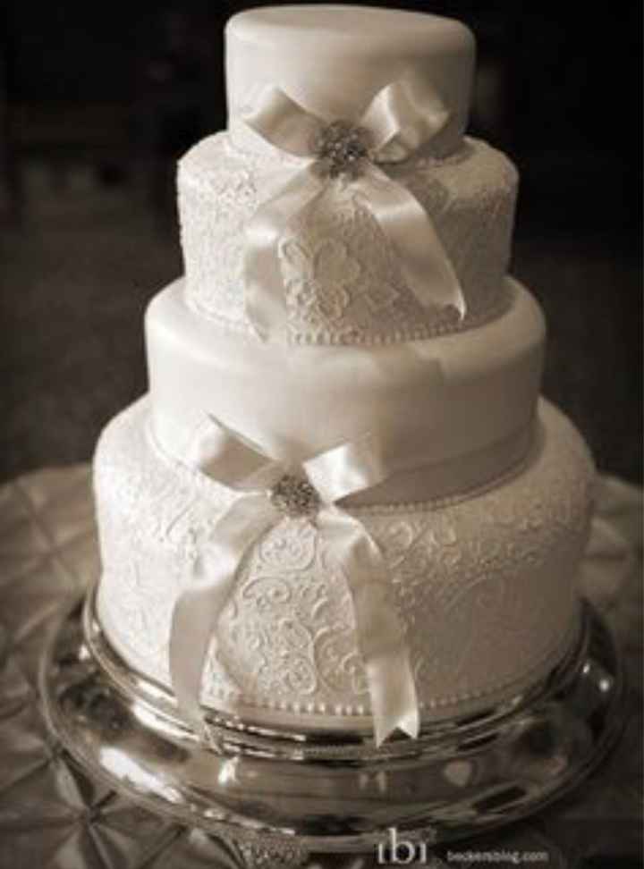 Wedding Cakes Without Flowers - 1