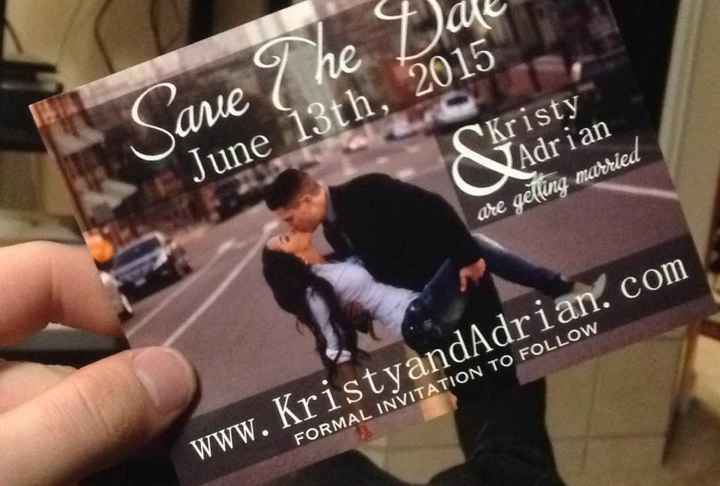 Save the date magnets