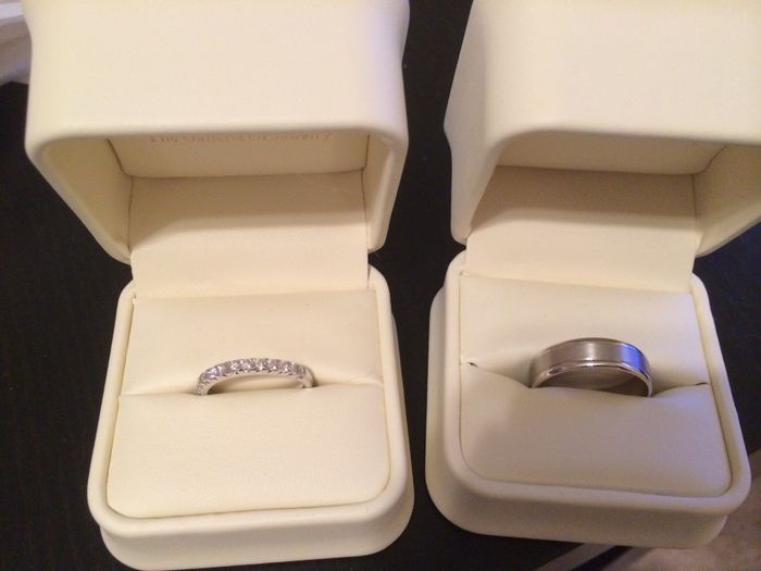 Wedding bands have been purchased!