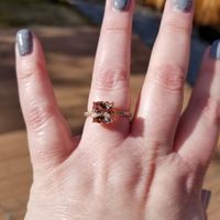 LOVE my cushion cut morganite in rose gold!!!