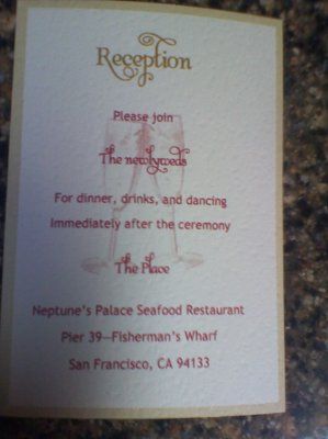 SF Destination Wedding DIY Invitations I made ... thoughts? (w/pics)