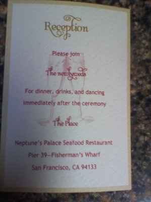 SF Destination Wedding DIY Invitations I made ... thoughts? (w/pics)