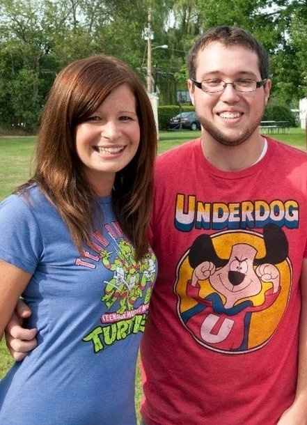 Anyone have a great sense of humor?  Also share your 1st pic of you two together :)