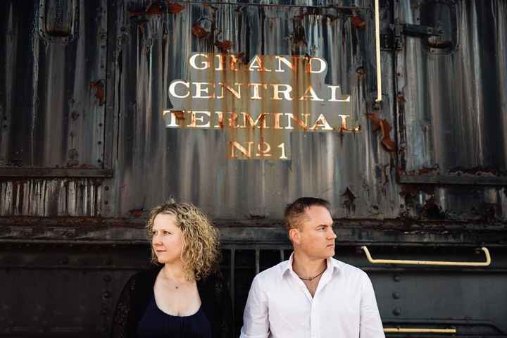 Vintage Trains Engagement Pics!