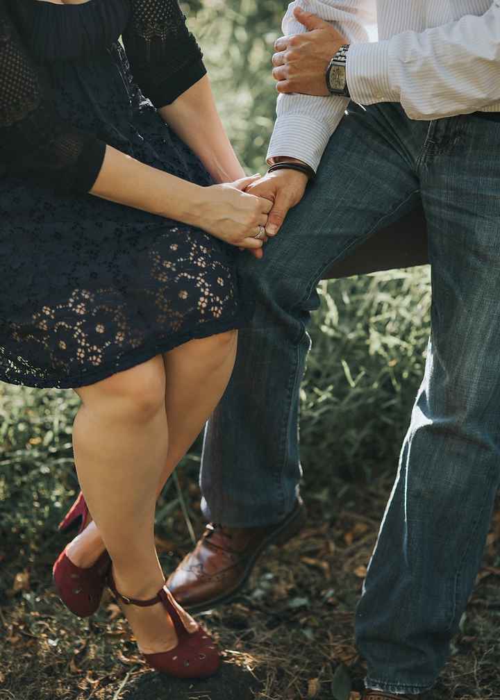 Vintage Trains Engagement Pics!