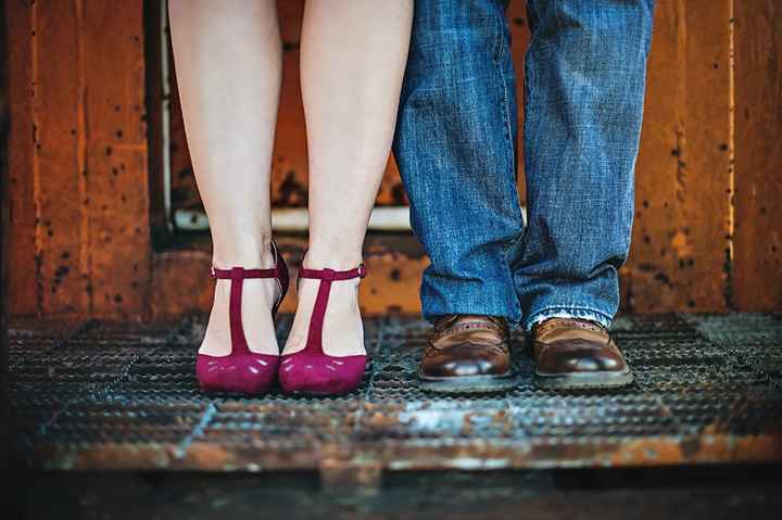 Vintage Trains Engagement Pics!