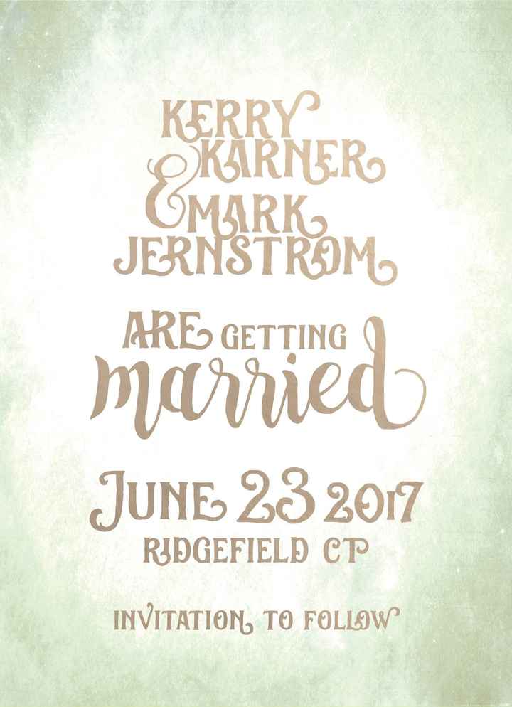 Show me your Save The Dates