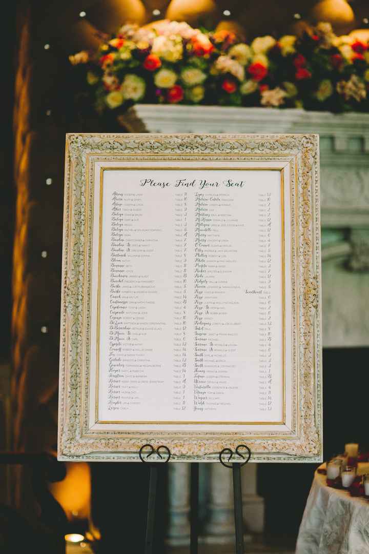 DIY escort cards