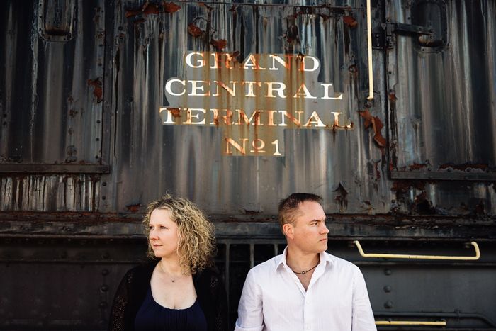 Vintage Trains Engagement Pics!