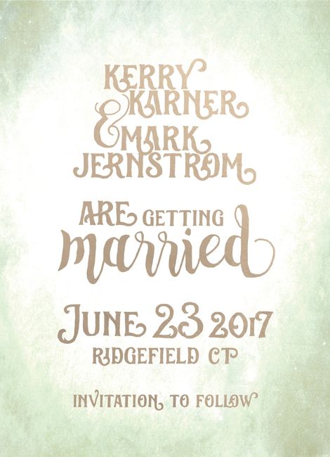 Show me your Save The Dates