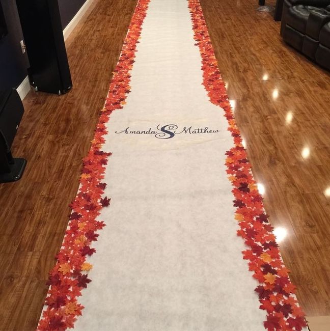 Show me you aisle runner!!