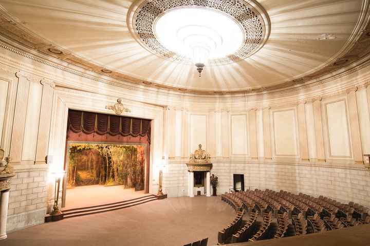 Bringing Sherwood Forest to our indoor auditorium ceremony?