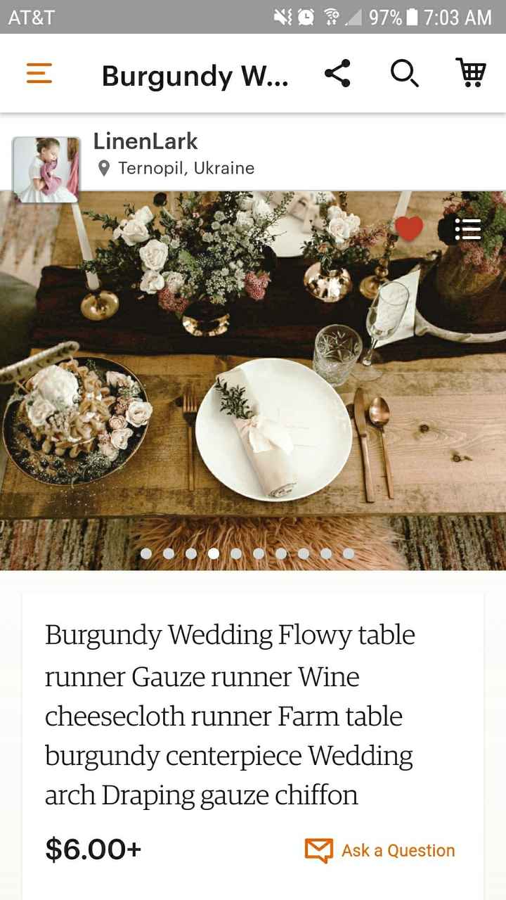  Burgundy and blush brides - 1