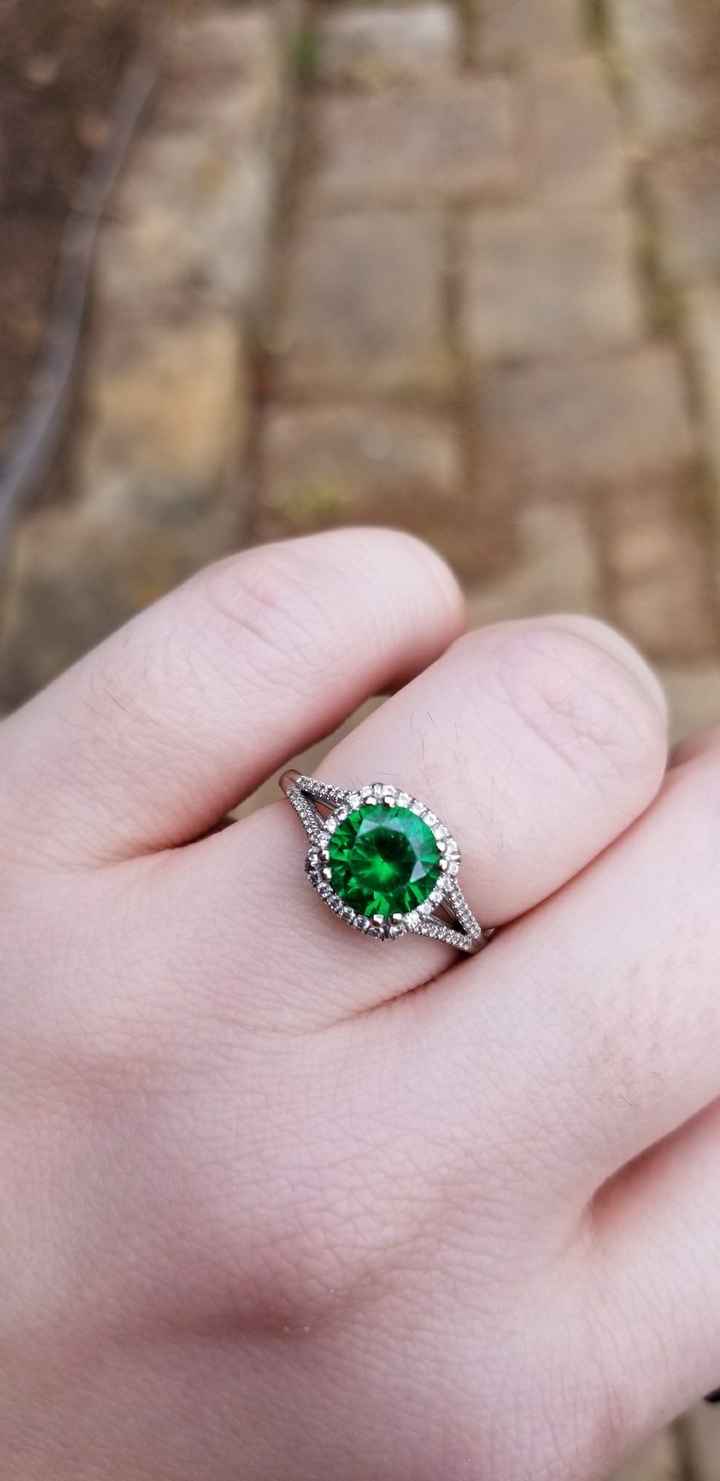 Diamond-free engagement ring - 1