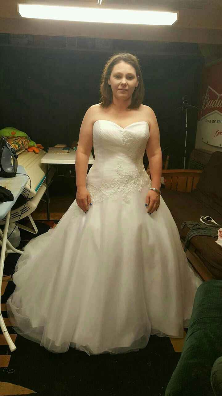Here is my dress