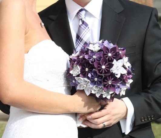 My crazy 1st DYI comic wedding bouquets