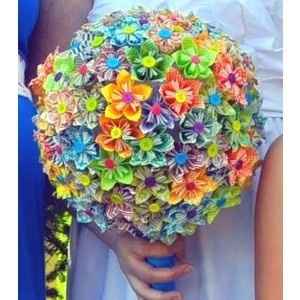 My crazy 1st DYI comic wedding bouquets