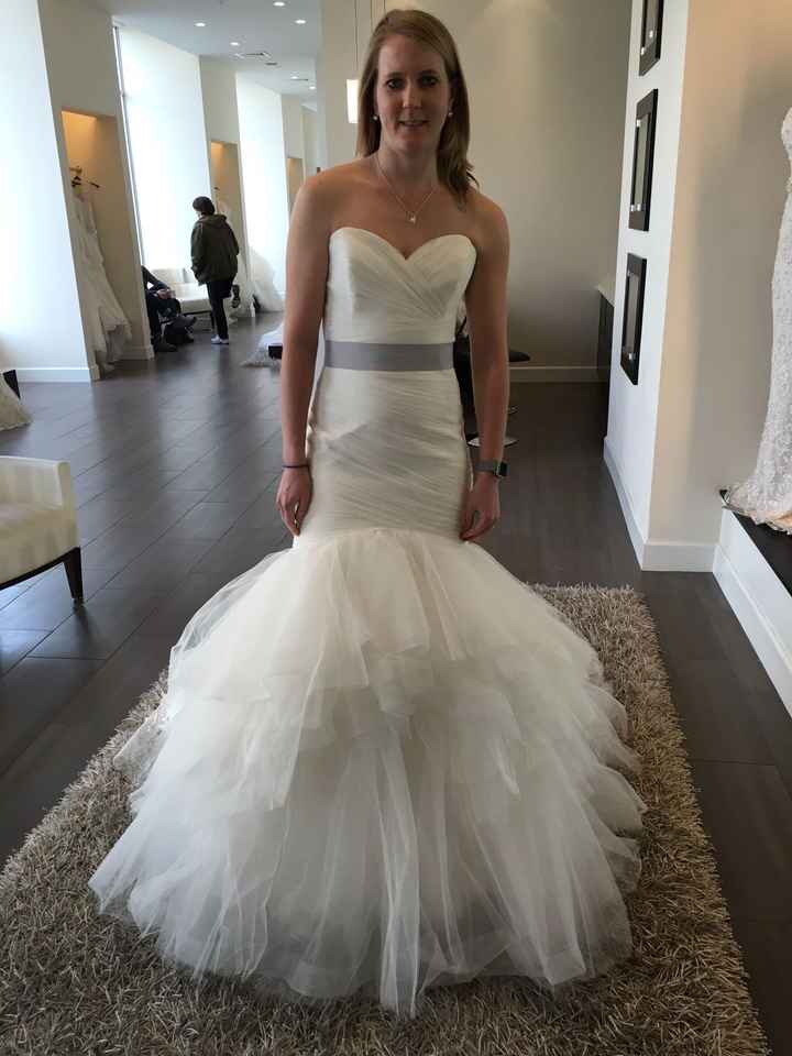 Let's show off our wedding gowns!