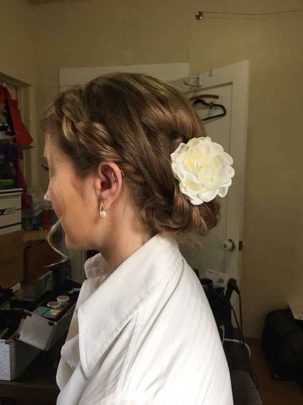 Hair and makeup trial pics