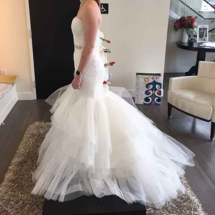 My dress is in...now I want to see yours!