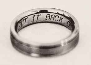 His ring: To engrave or not to engrave