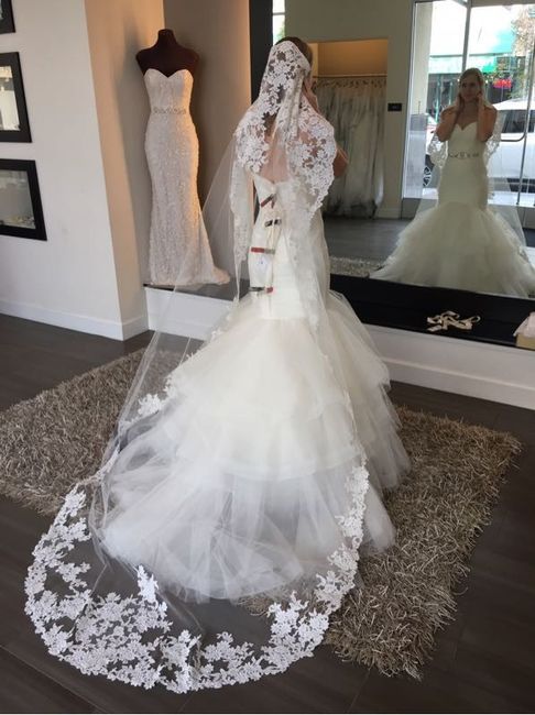I'm so excited my veil came in