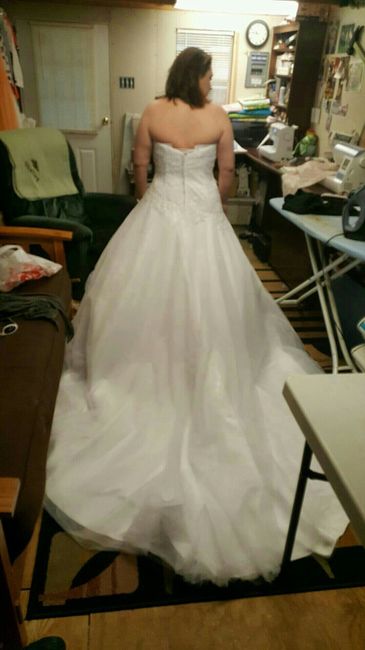 Here is my dress